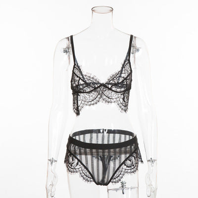 Lingerie Lace Split Underwear Set - AllForU