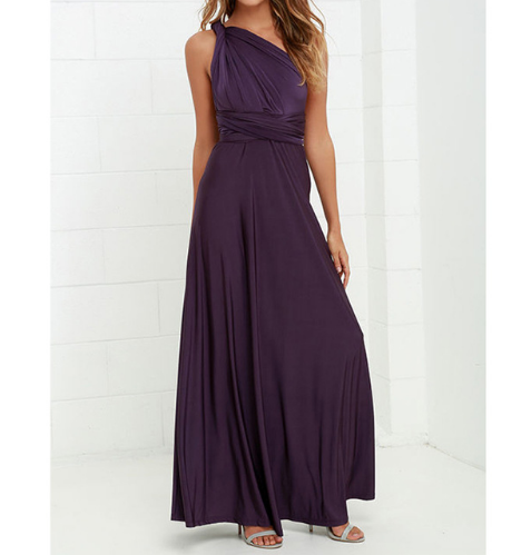 Women Bandage Convertible Boho Maxi Dress - AllForU