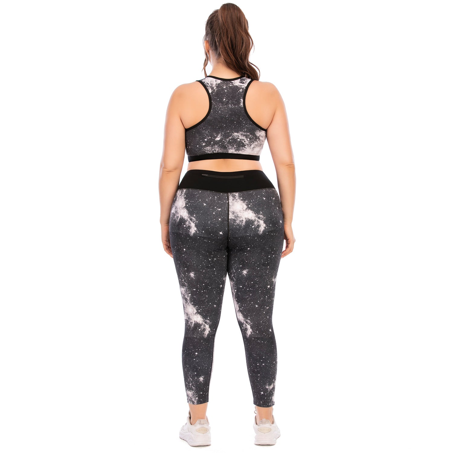 Workout Clothes Suit Plus Size Yoga Clothes Tight-fitting  Pants Sports Bra - AllForU